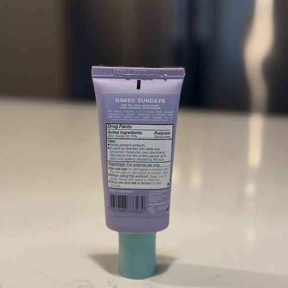 NEW! NEVER USED! Naked Sundays Collagen Glow Mineral Sunscreen SPF50 - Picture 5 of 6
